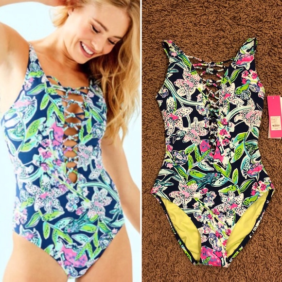 Lilly Pulitzer Other - NWT Lilly Pulitzer Isle Lattice Swim Suit